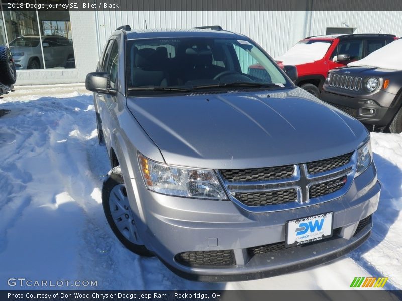 Billet / Black 2018 Dodge Journey SE