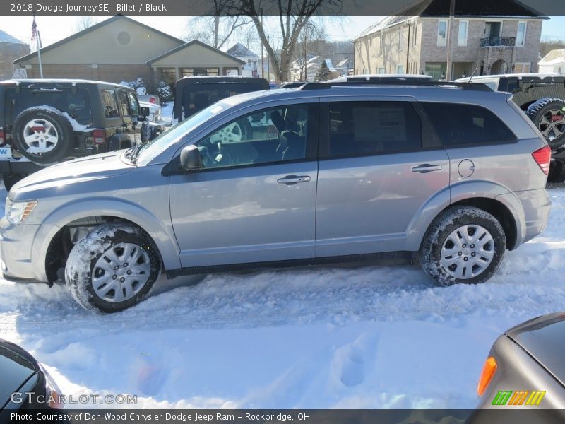 Billet / Black 2018 Dodge Journey SE