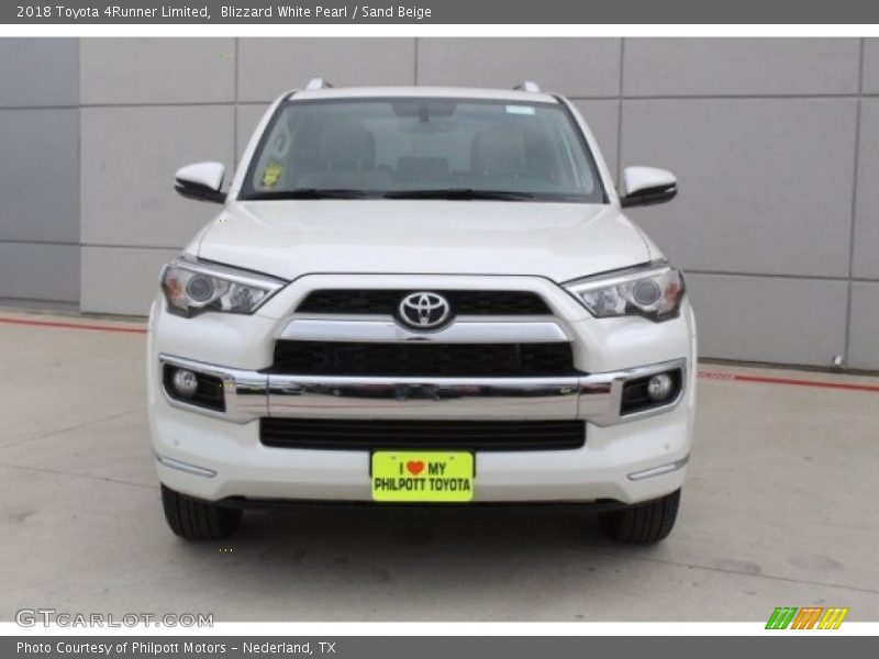 Blizzard White Pearl / Sand Beige 2018 Toyota 4Runner Limited