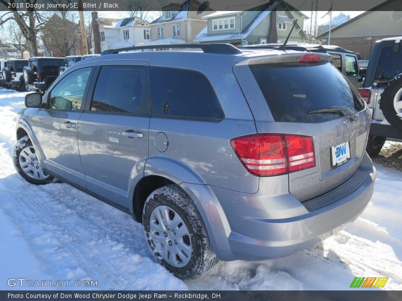 Billet / Black 2018 Dodge Journey SE