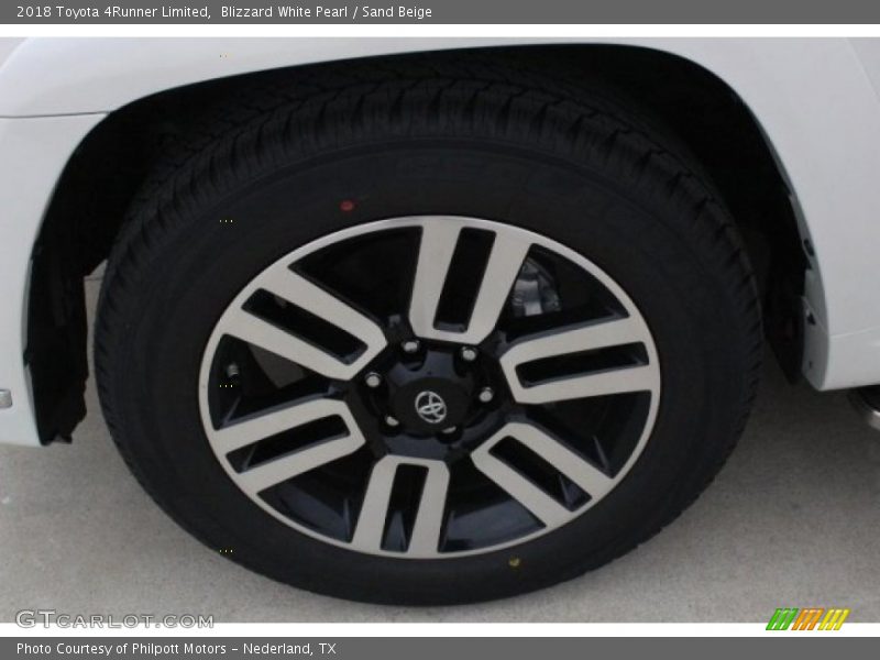 Blizzard White Pearl / Sand Beige 2018 Toyota 4Runner Limited