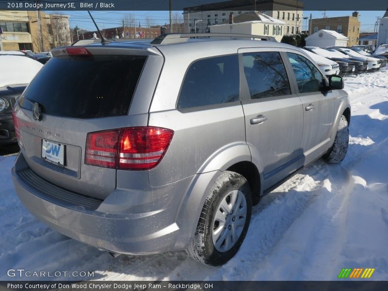 Billet / Black 2018 Dodge Journey SE
