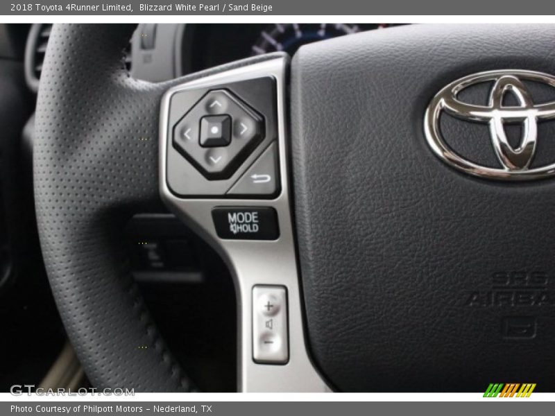 Blizzard White Pearl / Sand Beige 2018 Toyota 4Runner Limited