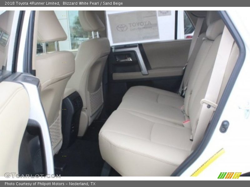 Blizzard White Pearl / Sand Beige 2018 Toyota 4Runner Limited