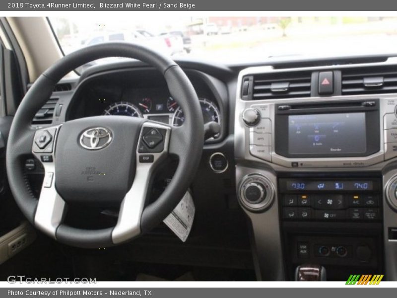 Blizzard White Pearl / Sand Beige 2018 Toyota 4Runner Limited