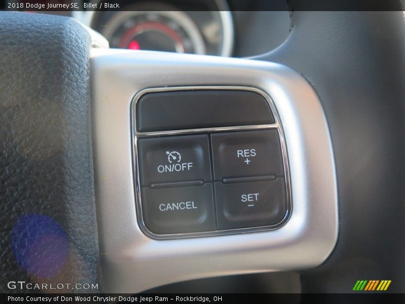 Billet / Black 2018 Dodge Journey SE