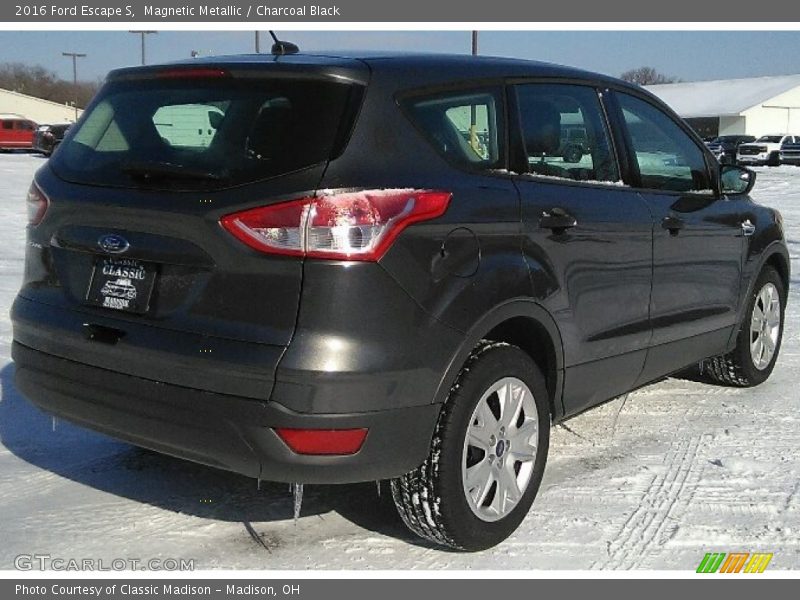 Magnetic Metallic / Charcoal Black 2016 Ford Escape S