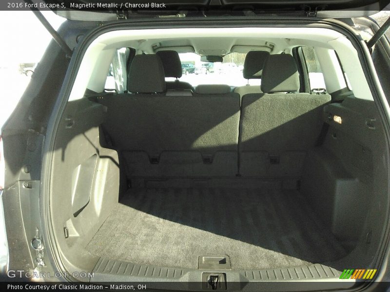 Magnetic Metallic / Charcoal Black 2016 Ford Escape S