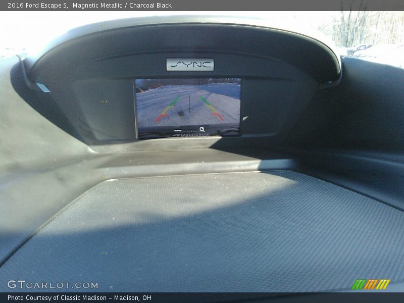 Magnetic Metallic / Charcoal Black 2016 Ford Escape S