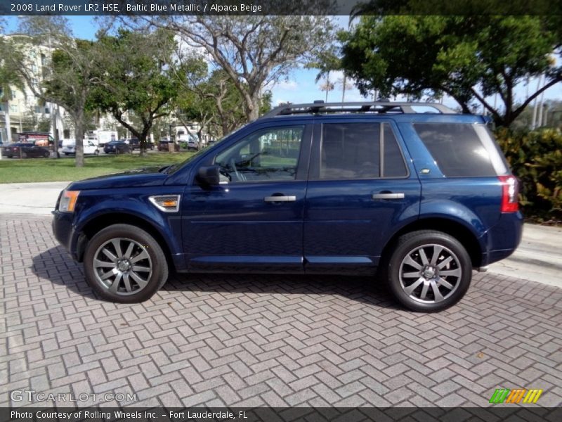 Baltic Blue Metallic / Alpaca Beige 2008 Land Rover LR2 HSE