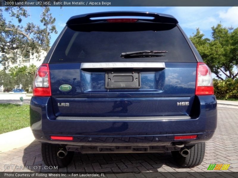 Baltic Blue Metallic / Alpaca Beige 2008 Land Rover LR2 HSE