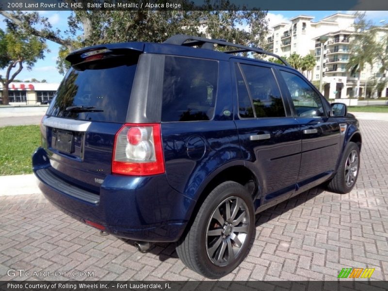 Baltic Blue Metallic / Alpaca Beige 2008 Land Rover LR2 HSE