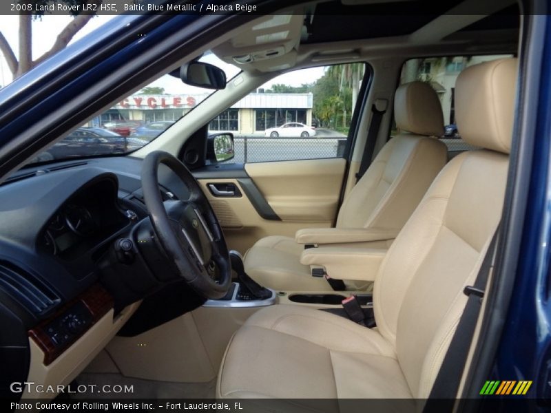 Baltic Blue Metallic / Alpaca Beige 2008 Land Rover LR2 HSE