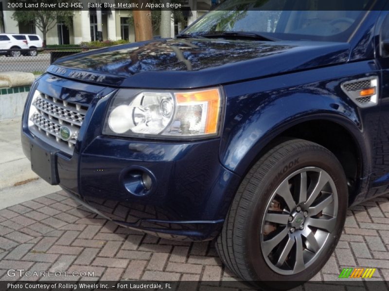Baltic Blue Metallic / Alpaca Beige 2008 Land Rover LR2 HSE