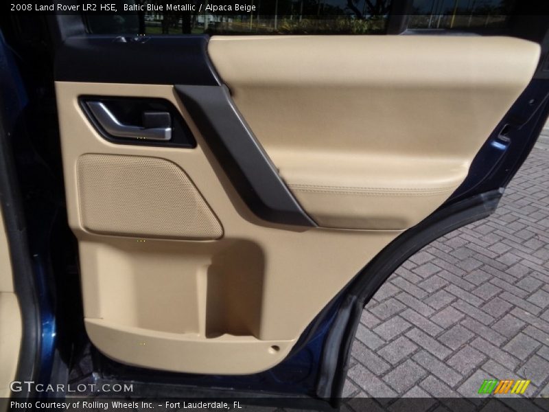 Baltic Blue Metallic / Alpaca Beige 2008 Land Rover LR2 HSE