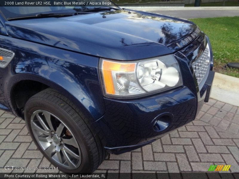 Baltic Blue Metallic / Alpaca Beige 2008 Land Rover LR2 HSE