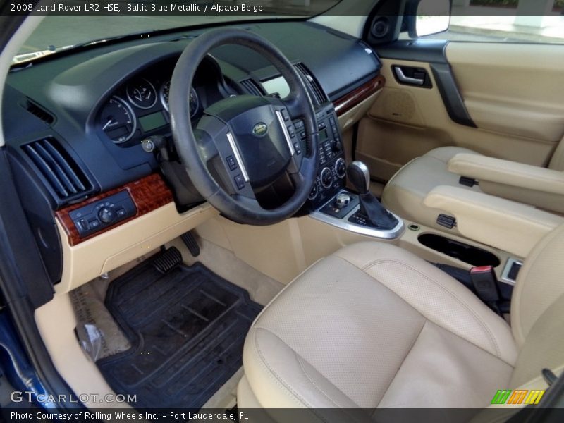 Baltic Blue Metallic / Alpaca Beige 2008 Land Rover LR2 HSE
