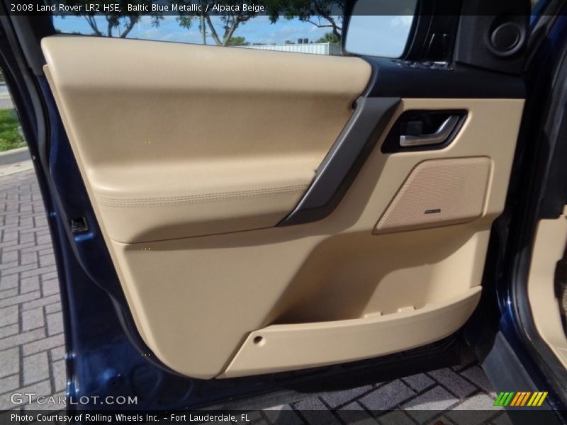 Baltic Blue Metallic / Alpaca Beige 2008 Land Rover LR2 HSE
