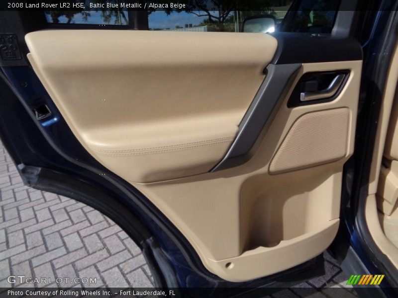 Baltic Blue Metallic / Alpaca Beige 2008 Land Rover LR2 HSE