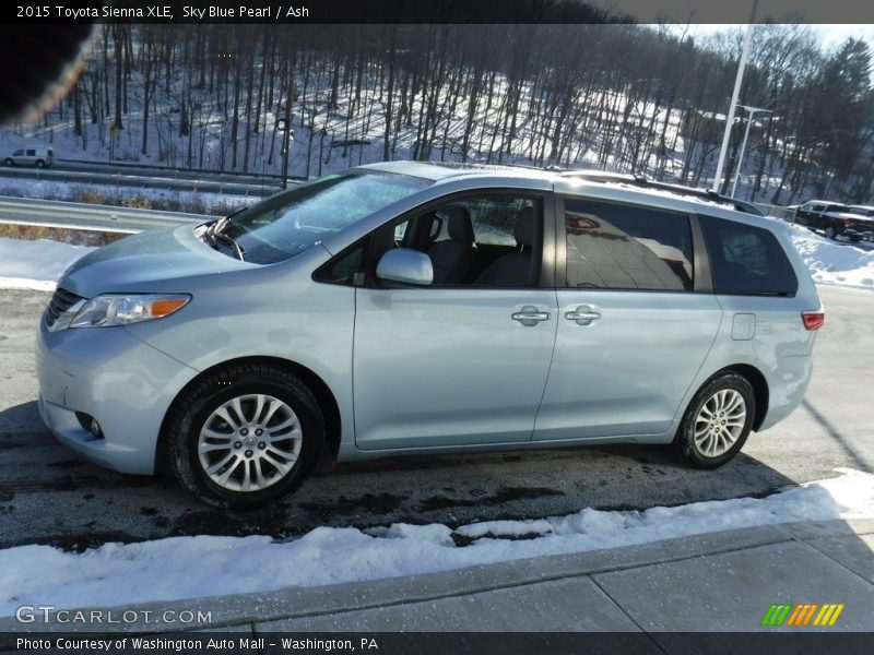 Sky Blue Pearl / Ash 2015 Toyota Sienna XLE