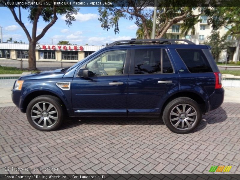 Baltic Blue Metallic / Alpaca Beige 2008 Land Rover LR2 HSE