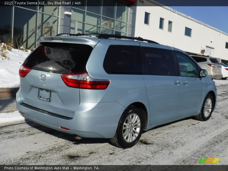 Sky Blue Pearl / Ash 2015 Toyota Sienna XLE