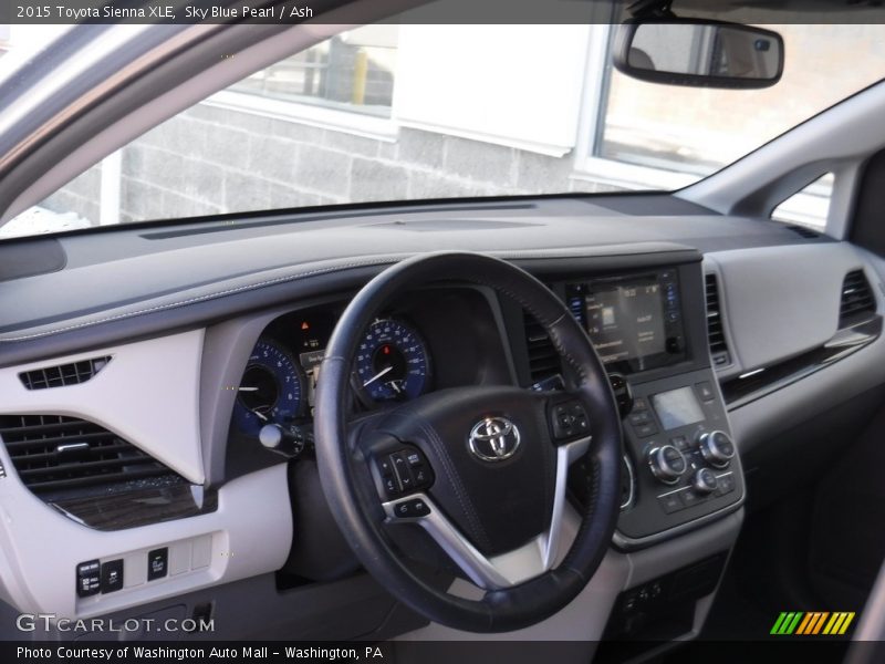 Sky Blue Pearl / Ash 2015 Toyota Sienna XLE
