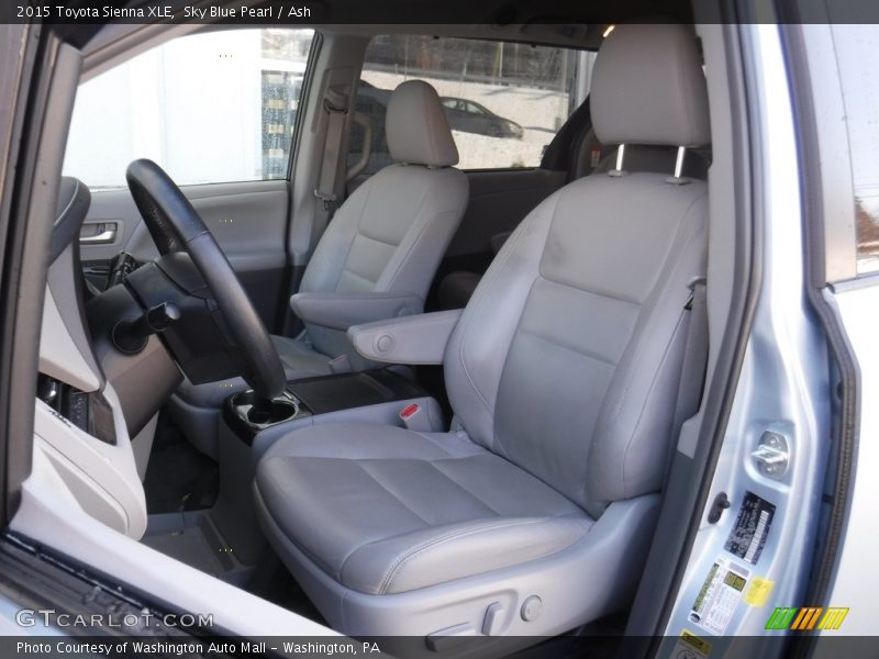 Sky Blue Pearl / Ash 2015 Toyota Sienna XLE