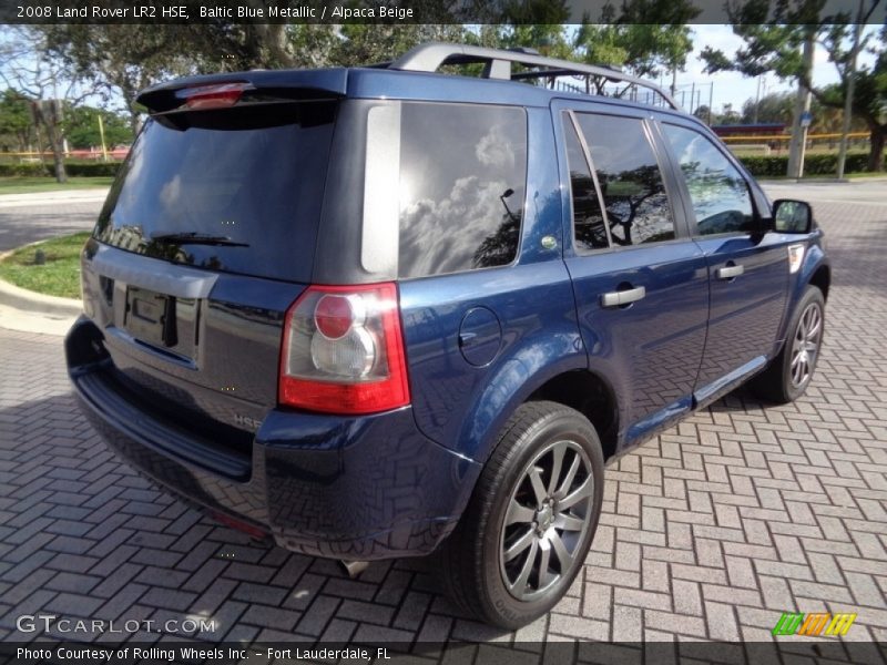 Baltic Blue Metallic / Alpaca Beige 2008 Land Rover LR2 HSE