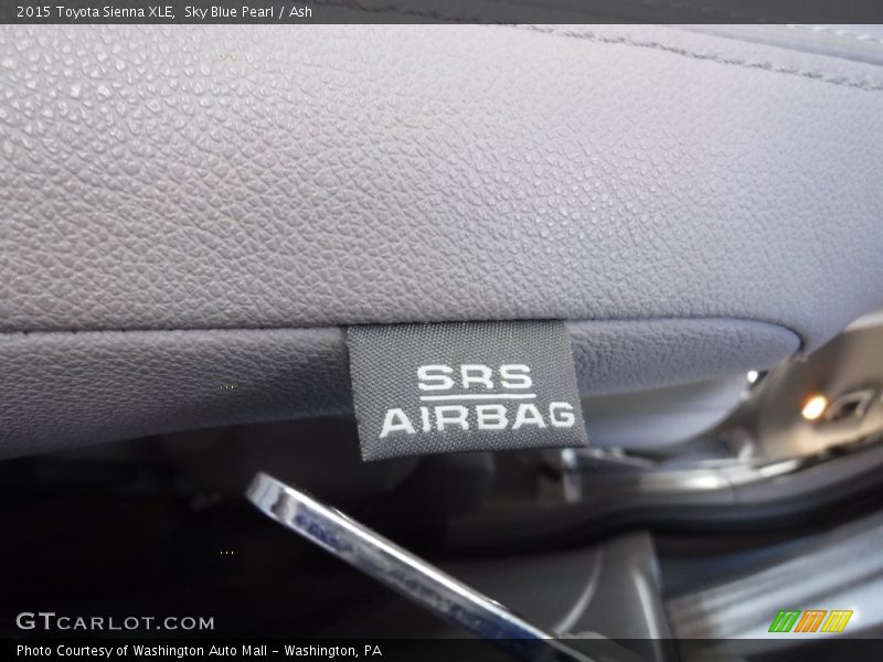 Sky Blue Pearl / Ash 2015 Toyota Sienna XLE