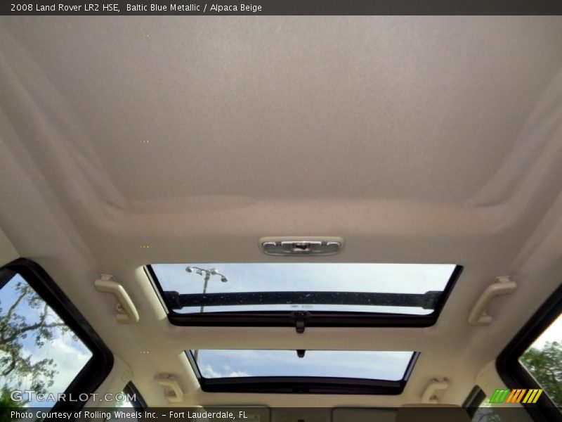 Baltic Blue Metallic / Alpaca Beige 2008 Land Rover LR2 HSE