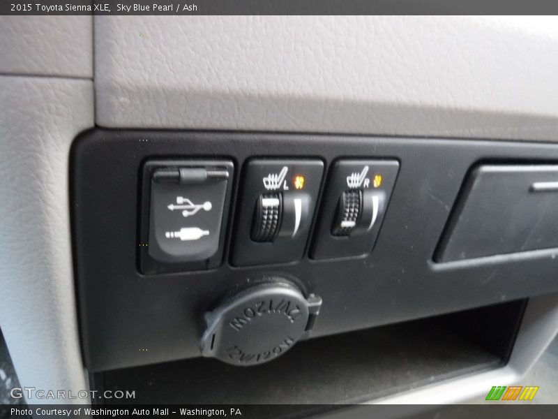Sky Blue Pearl / Ash 2015 Toyota Sienna XLE