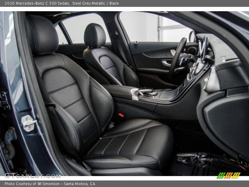 Steel Grey Metallic / Black 2016 Mercedes-Benz C 300 Sedan