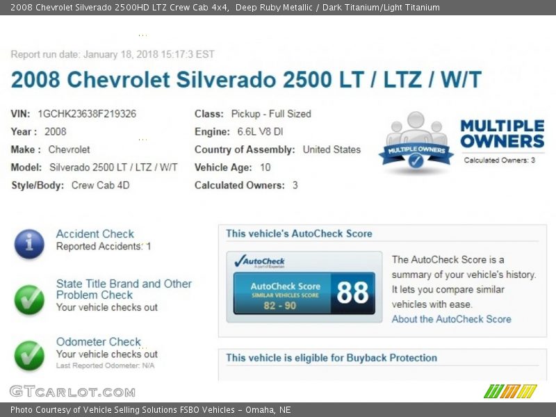 Deep Ruby Metallic / Dark Titanium/Light Titanium 2008 Chevrolet Silverado 2500HD LTZ Crew Cab 4x4