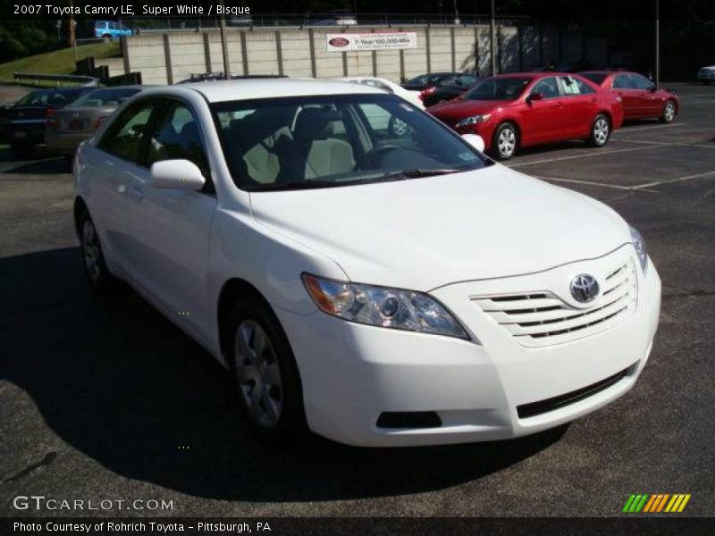 Super White / Bisque 2007 Toyota Camry LE