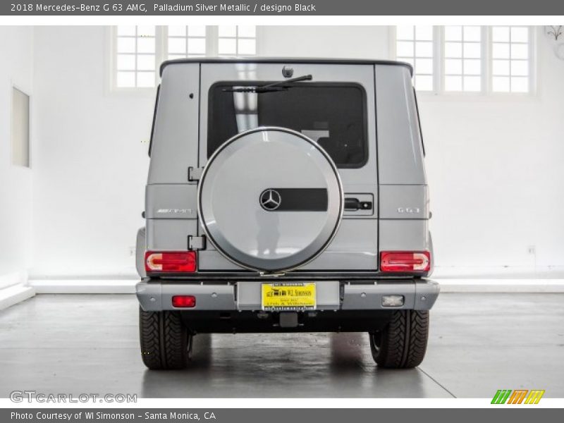 Palladium Silver Metallic / designo Black 2018 Mercedes-Benz G 63 AMG