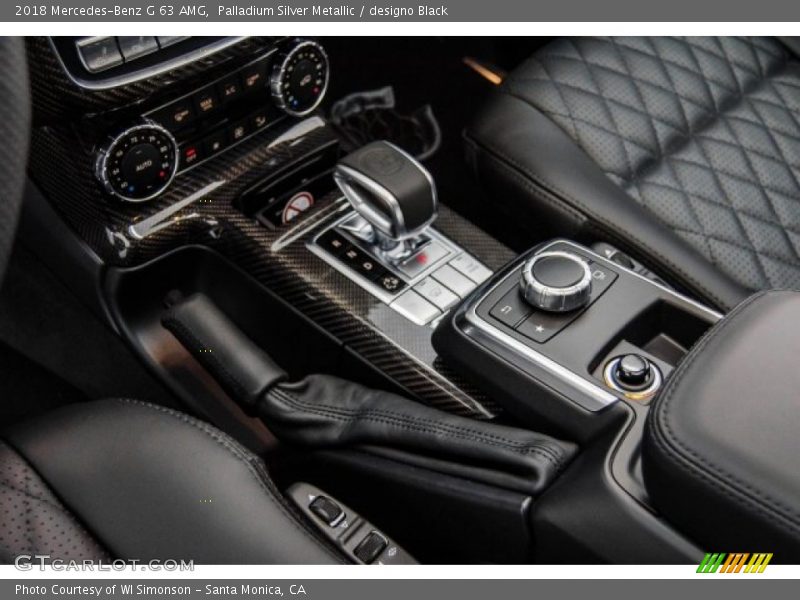 Controls of 2018 G 63 AMG