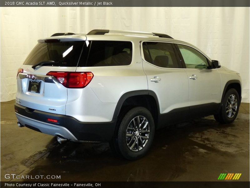 Quicksilver Metallic / Jet Black 2018 GMC Acadia SLT AWD