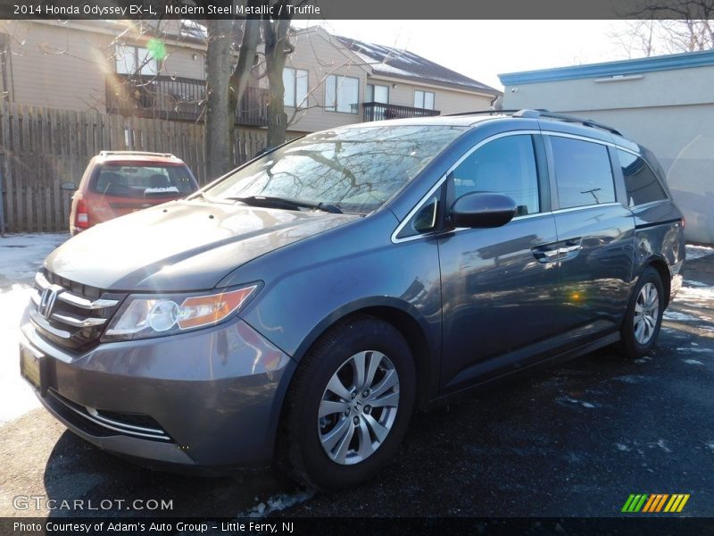 Modern Steel Metallic / Truffle 2014 Honda Odyssey EX-L
