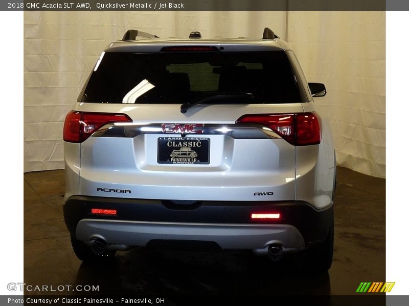 Quicksilver Metallic / Jet Black 2018 GMC Acadia SLT AWD