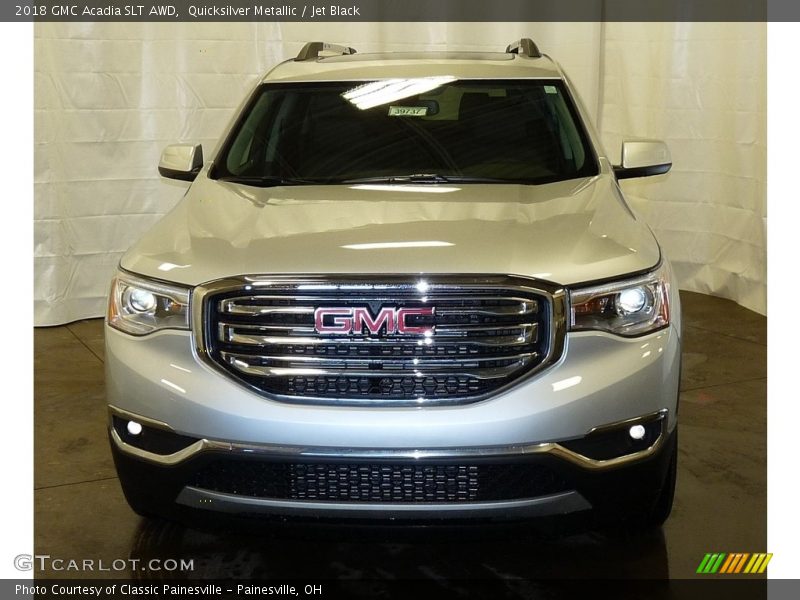 Quicksilver Metallic / Jet Black 2018 GMC Acadia SLT AWD