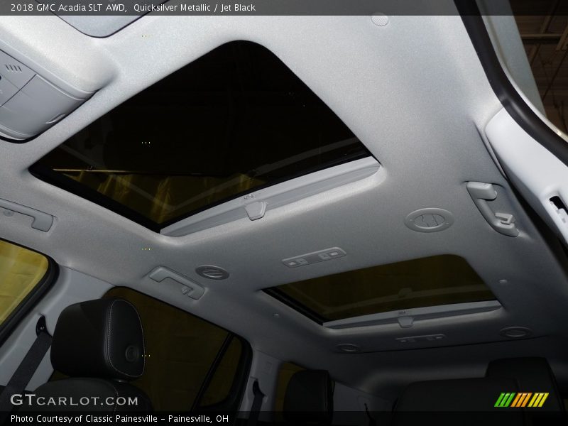 Quicksilver Metallic / Jet Black 2018 GMC Acadia SLT AWD