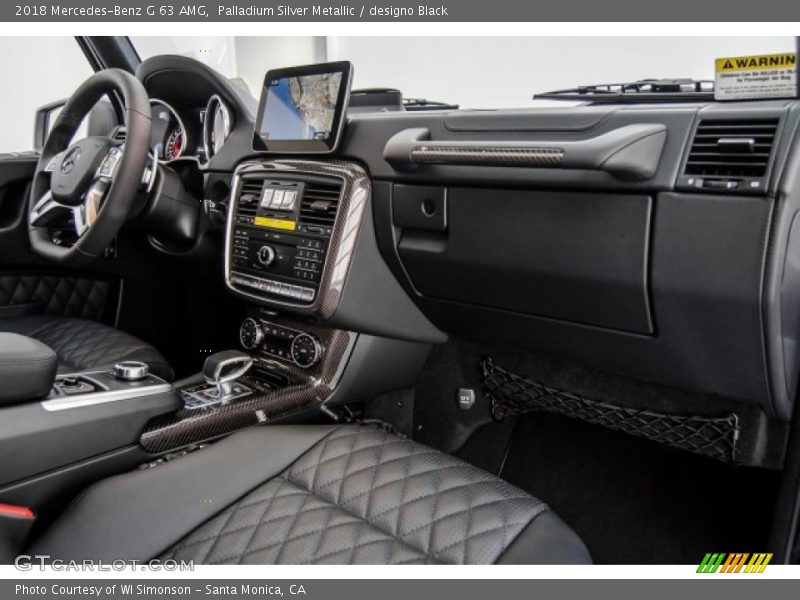 Dashboard of 2018 G 63 AMG