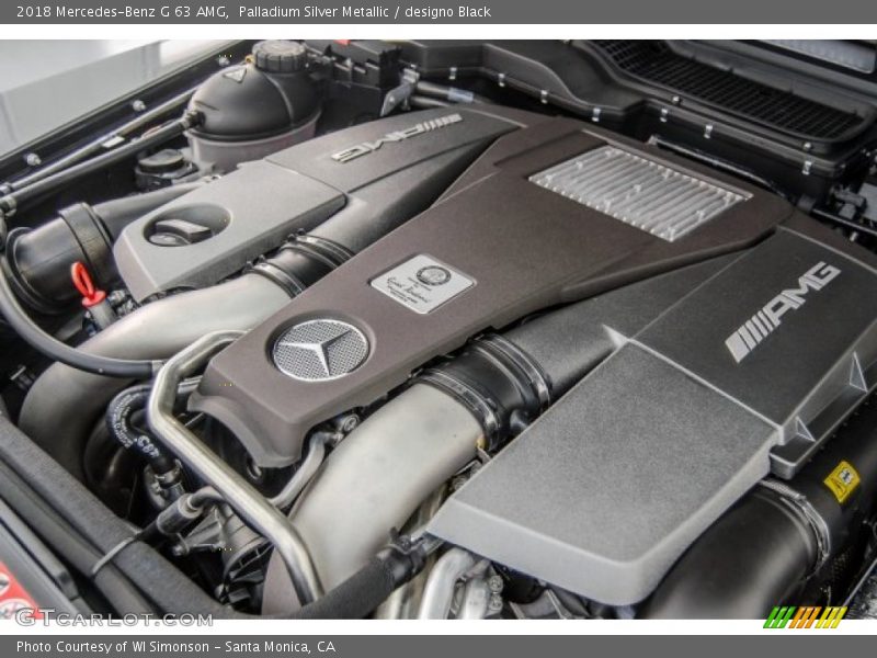  2018 G 63 AMG Engine - 5.5 Liter AMG biturbo DOHC 32-Valve VVT V8