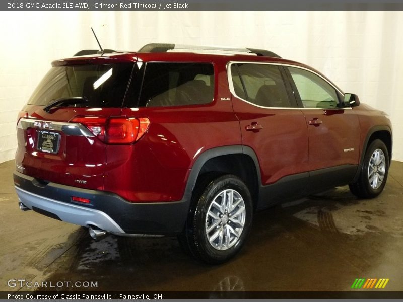 Crimson Red Tintcoat / Jet Black 2018 GMC Acadia SLE AWD