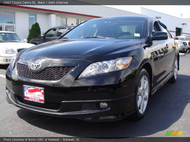 Black / Dark Charcoal 2007 Toyota Camry SE