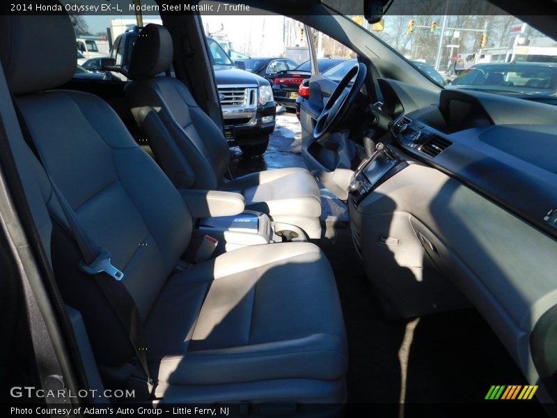 Modern Steel Metallic / Truffle 2014 Honda Odyssey EX-L