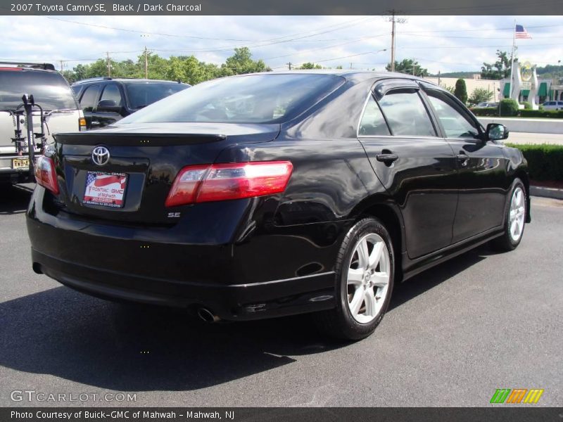 Black / Dark Charcoal 2007 Toyota Camry SE
