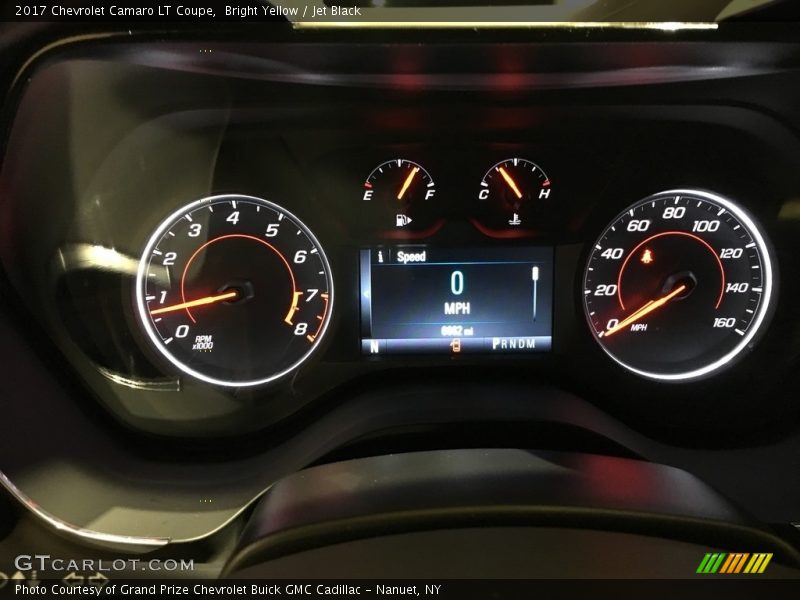 Bright Yellow / Jet Black 2017 Chevrolet Camaro LT Coupe