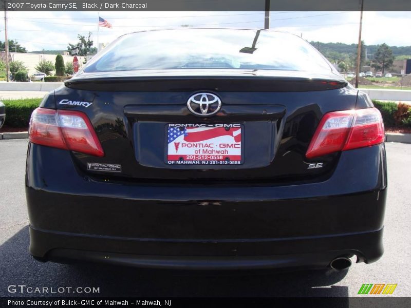 Black / Dark Charcoal 2007 Toyota Camry SE